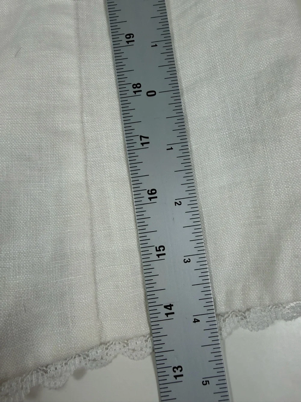 Reformation Amela Linen Top White Size 6 - Picture 6 of 10
